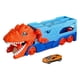 thumbnail image 3 of Camión de transporte de dinosaurios. El camión devorador de dinosaurios incluye una miniatura al azar. naranja, 3 of 9