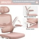 thumbnail image 5 of Silla de Oficina Ergonómica con Reposacabezas y Reposabrazos, Color Rosa HOMEMAKE FURNITURE Moderno, 5 of 7