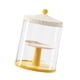 thumbnail image 4 of Vitrina transparente para figuras, expositor de muñecas, vitrina, organizador a prueba de polvo amarillo, 4 of 9