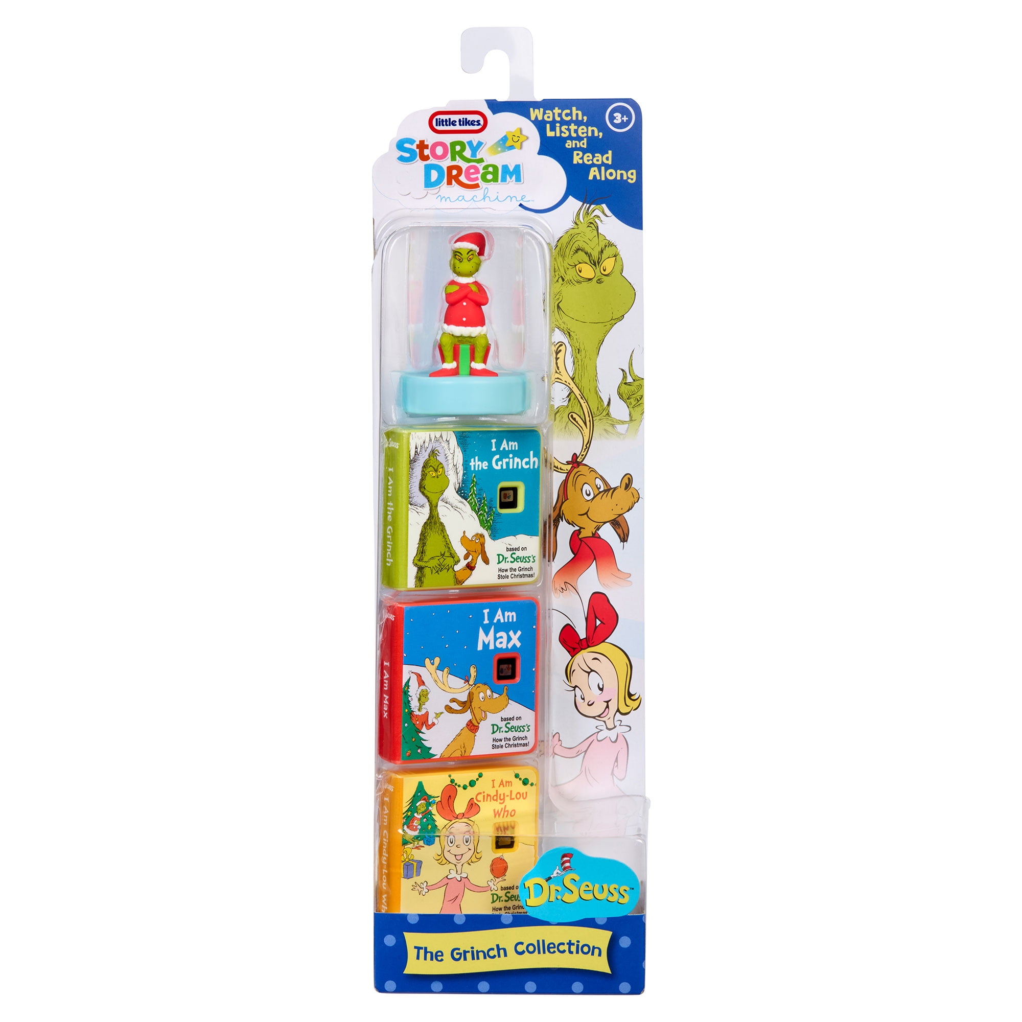 Little Tikes® Little Tikes® Dr. Seuss Grinch Collection, Storytime, Books, Audio Play Character, Gift and Toy for Toddlers and Kids Girls Boys Ages 3+ Years, English Speaking Toy