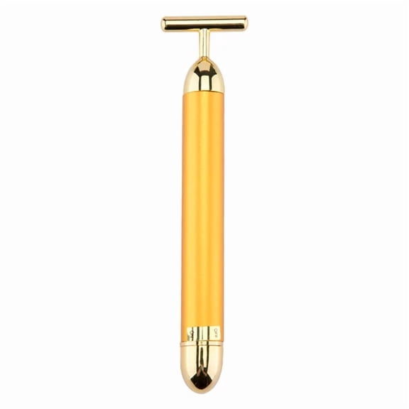 24k Energy Beauty Stick Vibrating Facial Roller Massager Face-lift Device Skin Tighten Anti-wrinkle Massage Roller Tool