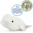 thumbnail image 3 of Billiam the Beluga | 15 Inch Stuffed Animal Plush | By Tiger Tale Toys, 3 of 5