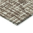 thumbnail image 4 of Addison Rugs Chantille Indoor/Outdoor Transitional Lines Brown Washable Rectangle Rug, 5' x 7'6", 4 of 6