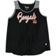 thumbnail image 1 of Touch Womens Bengals Tulip Back Tank Top, Negro, Mediano, 1 of 2