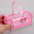 thumbnail image 2 of Ferencaa 2pcs Doll House Miniature Crib Model Doll House Furniture Crib Doll House Decoration, 2 of 10