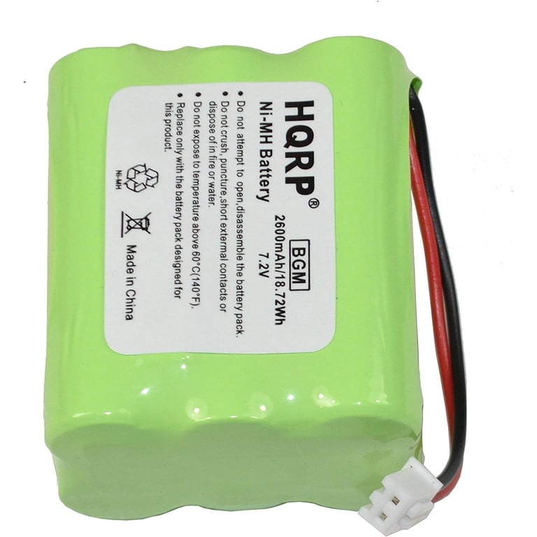 HQRP 2.4V 400mAh Ni-Mh Phone Battery for Vtech DS / LS Series Cordless Telephone