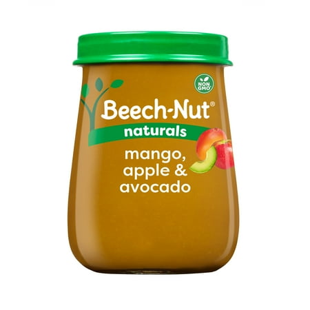Beech-Nut Naturals Stage 2 Mango Apple & Avocado Baby Food, 4 oz Jar