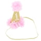 thumbnail image 5 of EeaseMX Diadema con forma de cono para el primer cumpleaños de niña, sombrero de fiesta (rosa), 5 of 7