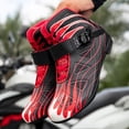thumbnail image 3 of Bottes et Chaussures de Moto Toutes Saisons pour Hommes et Femmes, Noir Rouge, 39, 3 of 12