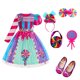thumbnail image 1 of Vestido de princesa de lujo con varita de piruleta para niña, disfraz de graduación, ropa de fiesta de cumpleaños zhangyuxiang unisex, 1 of 2
