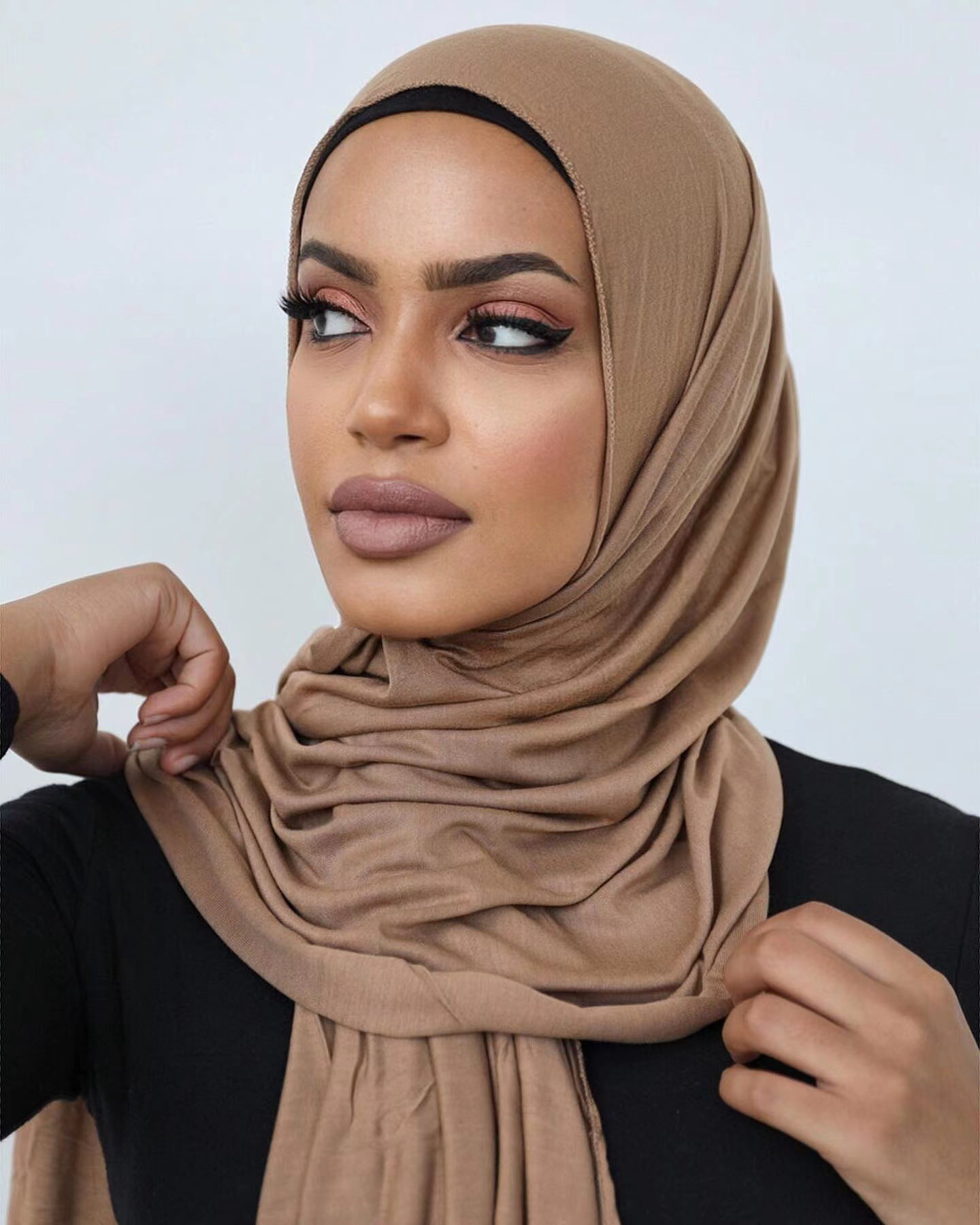 Sciarpa Hijab Donna In Modale E Cotone - Lunga, Comoda E Multicolore, Perfetta Come Turbante O Headwrap