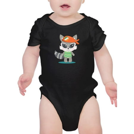 

Pirate Raccoon Bodysuit Infant -Image by Shutterstock 24 Months