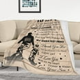 thumbnail image 5 of Long Distance Relationship Gifts, Boyfriend Gifts from Girlfriend, Boyfriend Birthday Gift Blanket 60"X50", Romantic Gift for Him Father's Day Christmas Valentine's Day, Long Distance Blanket, 5 of 8