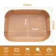 thumbnail image 4 of Forro de papel desechable Air Fryer, 100 unidades, para Ninja DZ201, 4 of 6