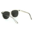thumbnail image 4 of Minimal Womens Thin Horn Rim Retro Plastic Sunglasses Slate Black, 4 of 4