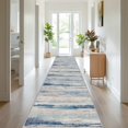 thumbnail image 1 of Extra Long 3x20 Runner Rug - Washable Hallway Rug with Non Slip Rubber Backing for Entryway Kitchen Dining Room Low Pile Carpet Indoor Modern Abstract Home Decor Floor Mat for Hall Bathroom 3x20 Blue, 1 of 8