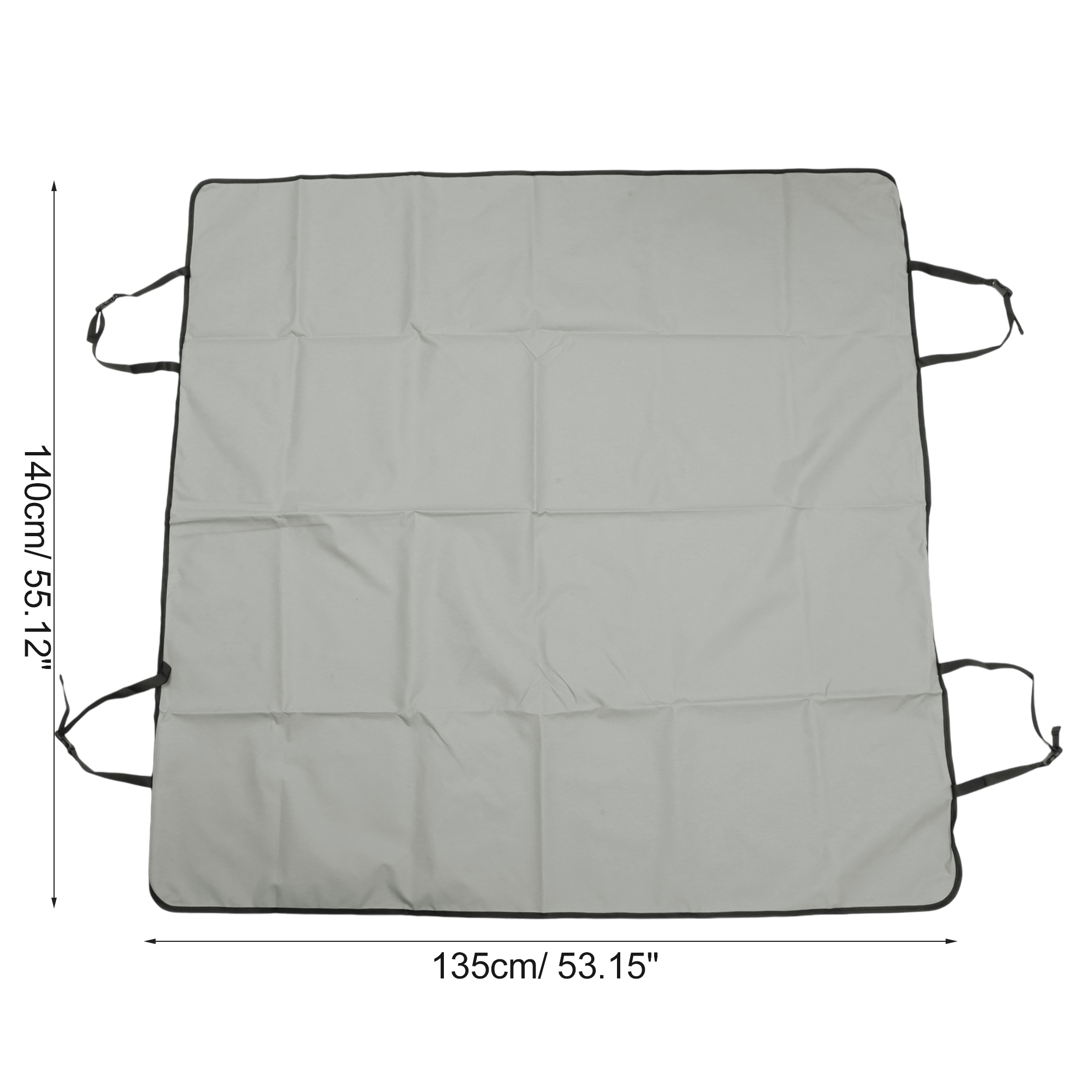 Unique Bargains Durable Waterproof Removable Car Seat Cover for Pets Gray