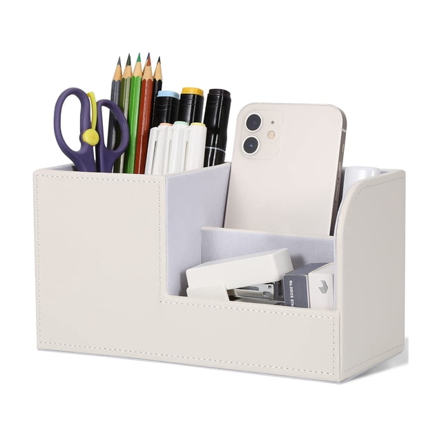 Portalápices de escritorio - Organizador de portalápices de oficina Accesorios de escritorio Suministros de oficina Organización Decoración