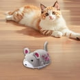 thumbnail image 1 of Juguete eléctrico chirriante para hámster, para gatos de interior, regalo divertido, compacto con sonido, juguete interactivo para gatos, para cazar. gris, 1 of 9