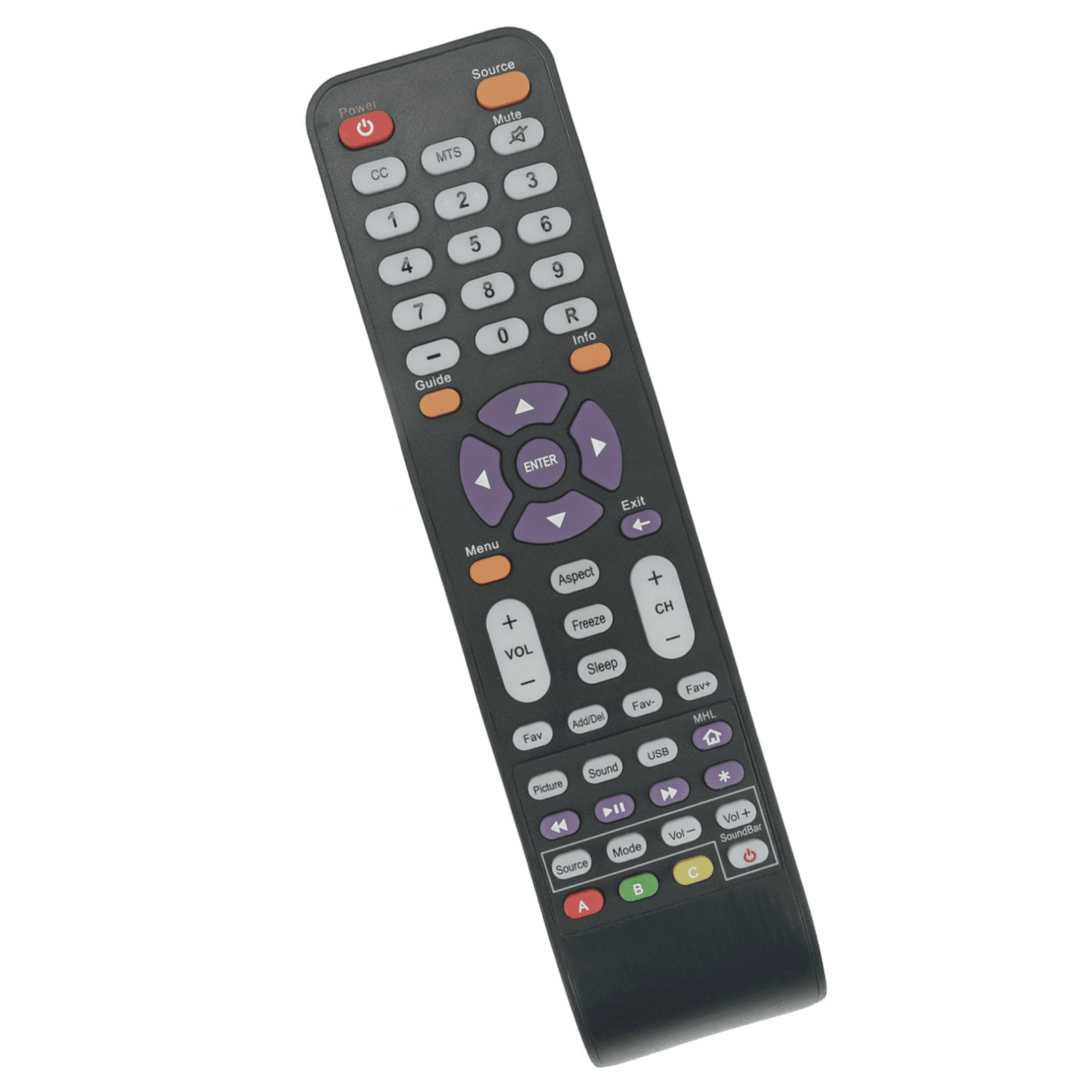 New 142021270009C Remote Control for Sceptre 55” LED 4K TV U550CVUMC U650CVUMC