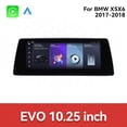 thumbnail image 2 of ZWNAV Ultra-Thin 10.25 Inch Wireless CarPlay+Android Auto Retain Original Car Function Car Radio Stereo Multimedia Receiver for BMW X5/X6 2017-2018 Compatible with Original Car EVO System, 2 of 11
