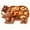 Brown, variant on Highland Cow Wooden Charcuterie Board, Natural Solid Wood with Compartments for Cheese, Meats, Fruit, Farm Themed Party (Cooked Food Platter - Cattle)