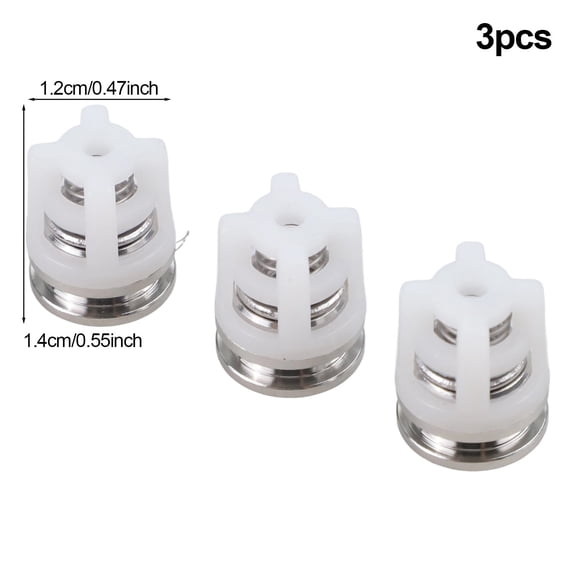 3PCS Check Valve for Car Washing Machine High Pressure Washer Pumps Head Repair