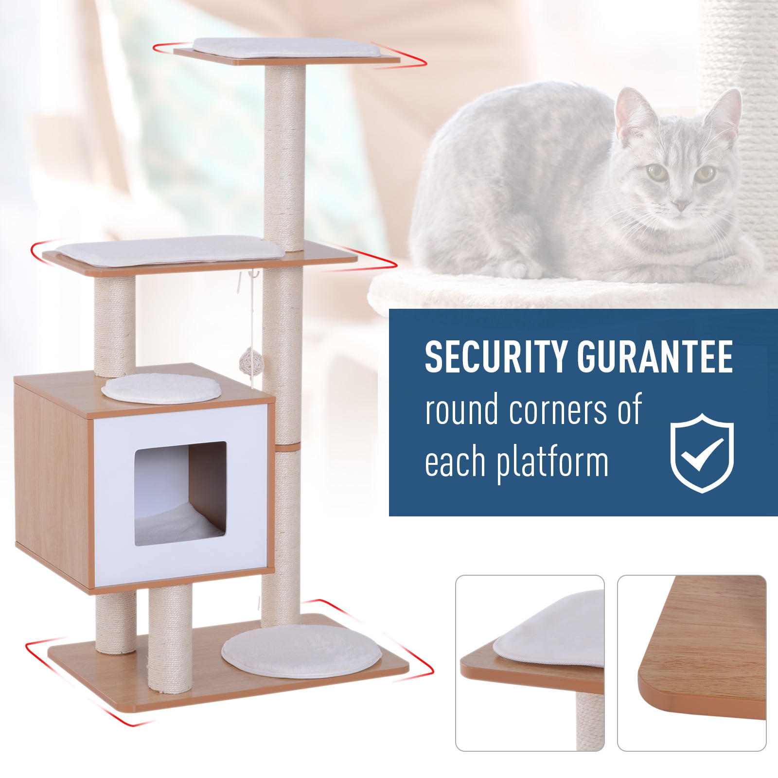 whiskers cat tree
