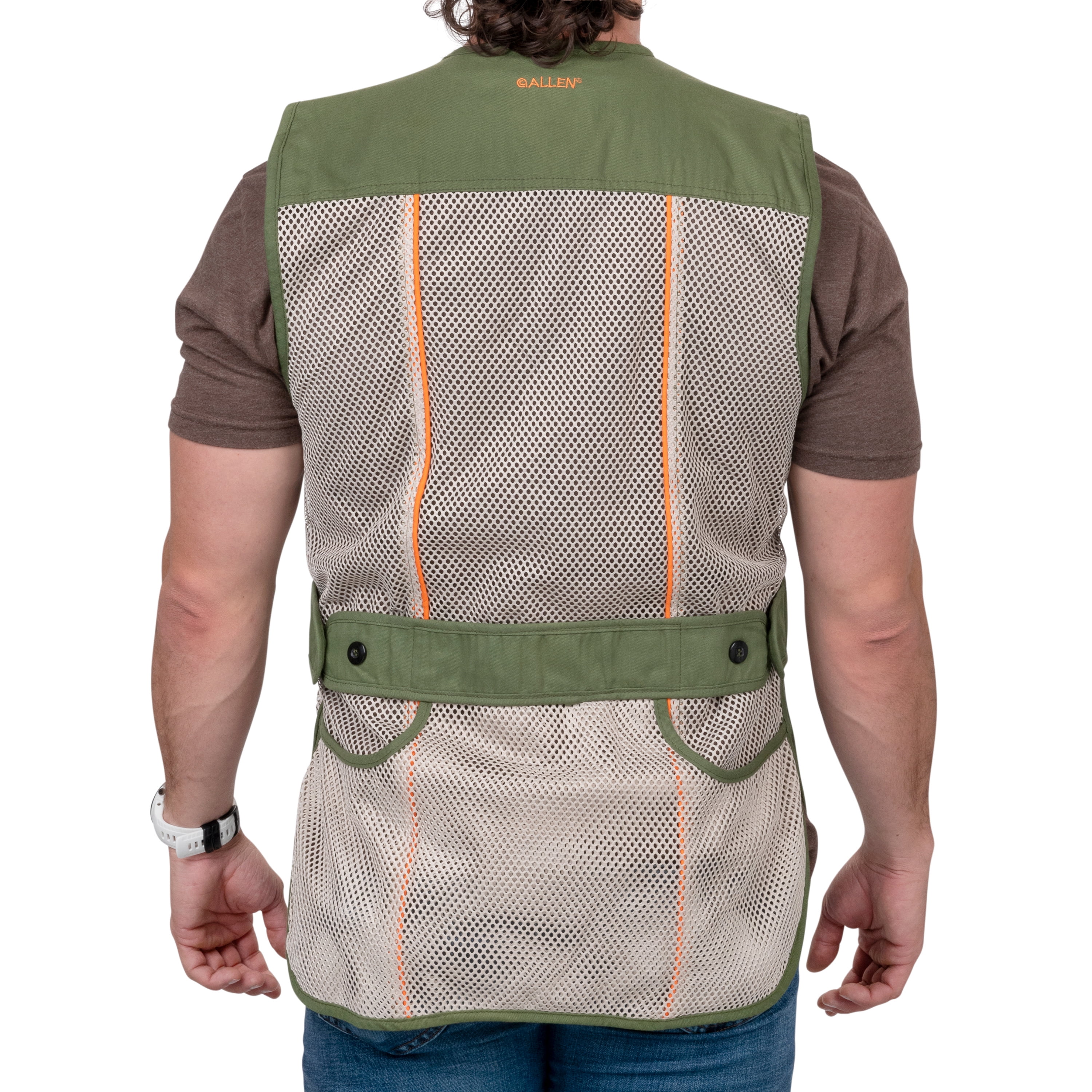 Allen Company Ace Shooting Vest, Ambidextrous, X-Large2-XL, Olive