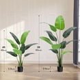 thumbnail image 4 of Qinaqin 4FT-B Artificial Verde Bird de Paradise Plant para Indoor Hogar Living Sala y Oficina Profundidadcoration, 4 of 5