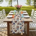 thumbnail image 4 of Table Runners 72 Inches Long Dress Scarves, Spring Flowers Farmhouse Kitchen/Dining Table Runner, Coffee Tablerunners, Farmhouse Botanical Seasonal Floral Herbs 14x72 Inch, 4 of 9