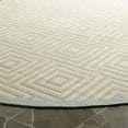 thumbnail image 3 of SAFAVIEH Outdoor LND173L Linden Collection Cream / Aqua Rug, 3 of 7