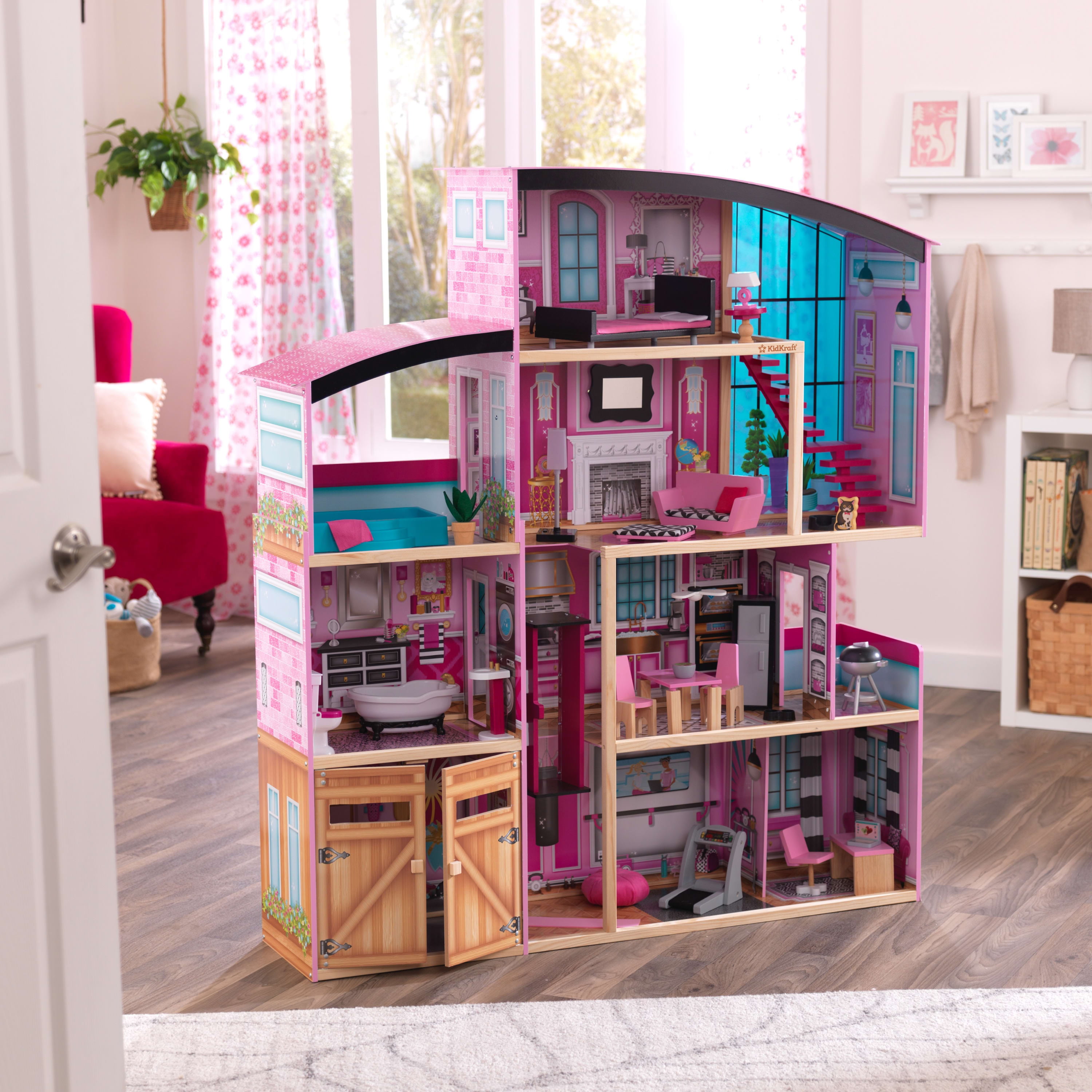 KidKraft Shimmer Mansion with 30 accessories included 