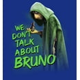 thumbnail image 2 of Junior's Encanto We Don't Talk About Bruno Green Text  Graphic Tee Royal Blue 2X Large, 2 of 3