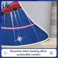 thumbnail image 4 of Miraculous Ladybug The Power of Luck 3'11" Round Blue Area Rug by Well Woven, 4 of 5