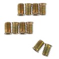thumbnail image 2 of tamizeot Lot de 10 Écrous d'Insertion avec Filetages Intérieurs Extérieurs pour Garde-Robe Table M8 Écrous Filetés Hexagonaux Encastrés Fixation de Meubles, 2 of 6