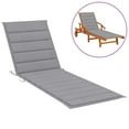 thumbnail image 6 of vidaXL Sun Lounger Cushion Red Oxford fabric (100% polyester), 6 of 66