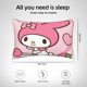 thumbnail image 4 of Funda de almohada rectangular Melody Kuromi, suave y acogedora, con cremallera oculta, para cama, sofá, decoración del hogar, 20 x 30 pulgadas, 4 of 8