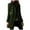 Green, variant on YDLCAFD Easter Women's Winter Double Wool Coat Elegant Collared Wool Blend Trench Coat