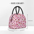 thumbnail image 2 of Yiaed Strawberry Popsicle Print Lunch Bag Adult Insulated Lunch Box, Leakproof Cooler Food Lunch Containers Reusable High Capacity Lunch Tote Bags-One Size, 2 of 6