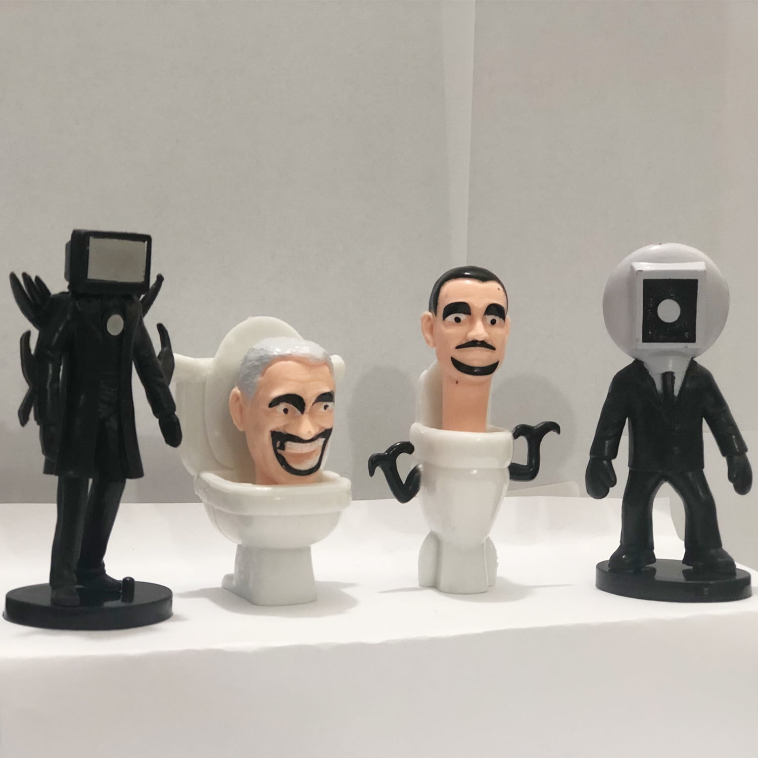 Skibidi Toilet Figurine, 10pcs Skibidi Figurines Gâteau Topper, Skibidi  Mini Figurines, Skibidi Toilet Toys, Skibidi Figurines de toilettes
