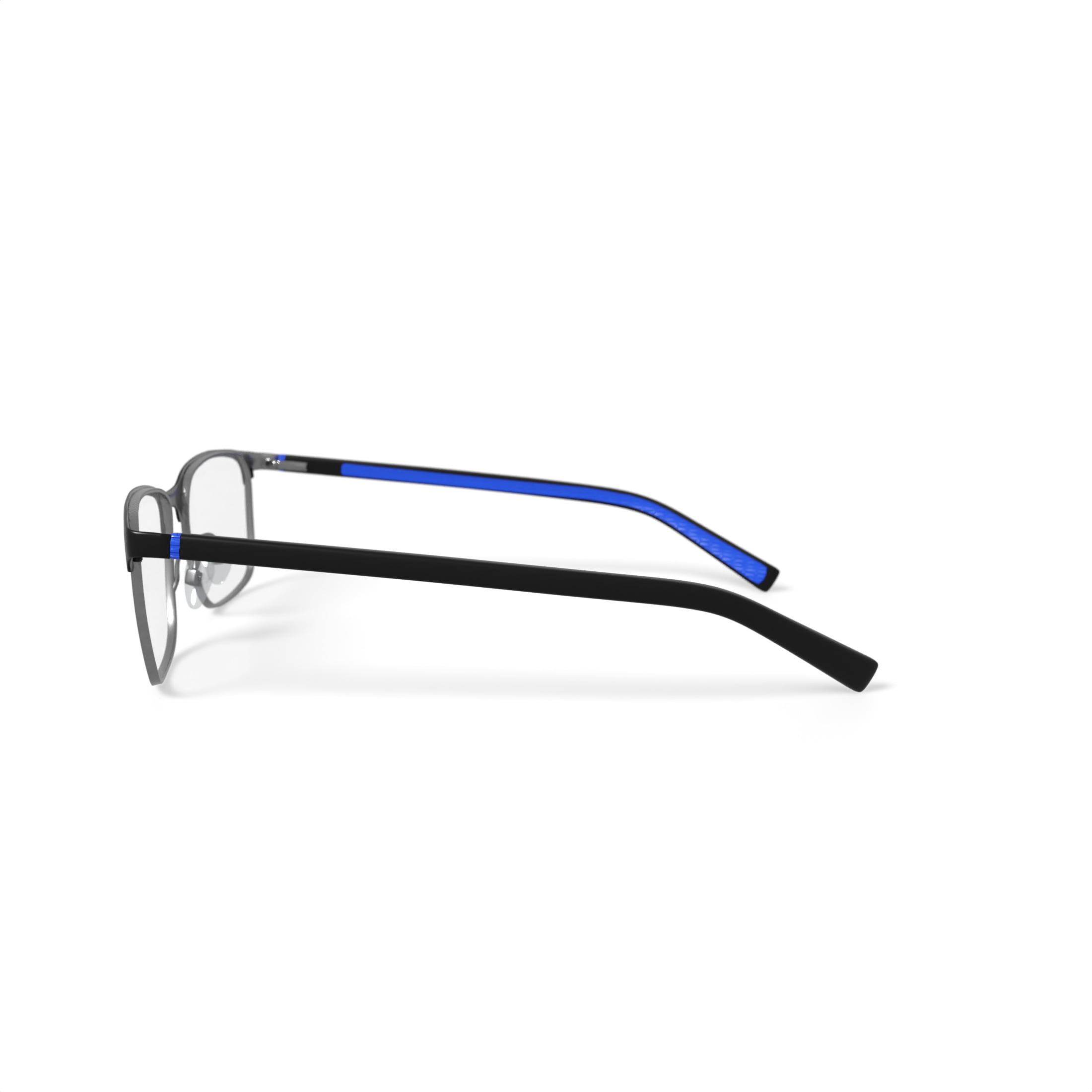 Nautica Men's N7310 Prescription Eyeglasses with Case, Matte Black