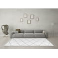 thumbnail image 3 of Ahgly Company Indoor Square Solid Gray Modern Area Rugs, 5' Square, 3 of 4
