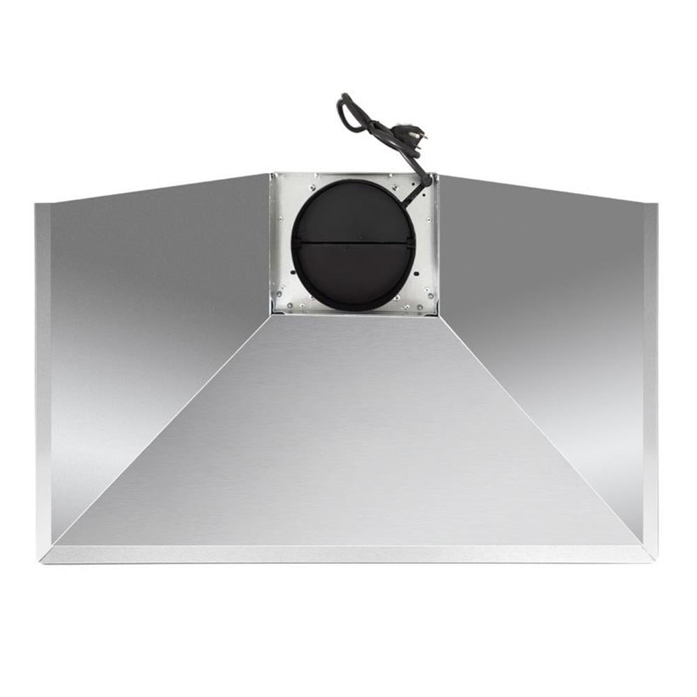 Pemberly Row 36 in. 380 CFM Ducted Wall Mount Range Hood in Stainless Steel
