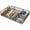 1PC Medium, variant on Desk Drawer Organizer Tray, Metal Mesh Drawer Organizers Office, 6 Adjustable Compartment, Desk Organizer Tray for Home Office 12.87L x 8.73D x 1.96H inch, Black, 1PC Medium