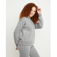 thumbnail image 4 of Hanes Originals Women's French Terry Sweatshirt Concrete Heather M, 4 of 7