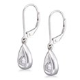 thumbnail image 1 of Sterling Silver Cz Earrings, 1 of 3