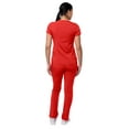 thumbnail image 2 of Adar Pro Core Classic Scrub Set For Women - Tailored V-Neck Scrub Top & Tailored Yoga Scrub Pants, 2 of 7