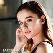 Mini Wireless Earbuds, Bluetooth Headphones 5.3 HiFi Stereo, Wireless Earphones with ENC Noise Cancelling Mic, IPX7 Waterproof, LED Digital Display Ear Buds, Touch Control.