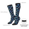 thumbnail image 4 of Yiaed Blue Butterfly Print Great elasticity Adult Stockings Sports socks for Men and Women, 4 of 6
